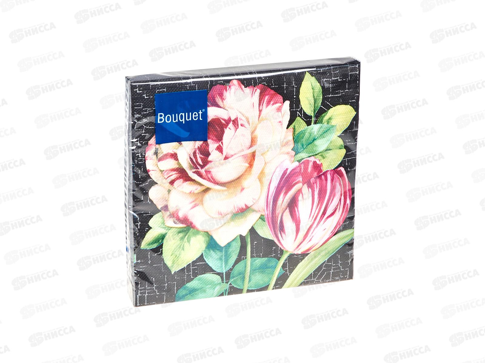 Салфетки 3 слойные 20 листов 33*33 Art Bouquet Винтажные цветы 25289 *12