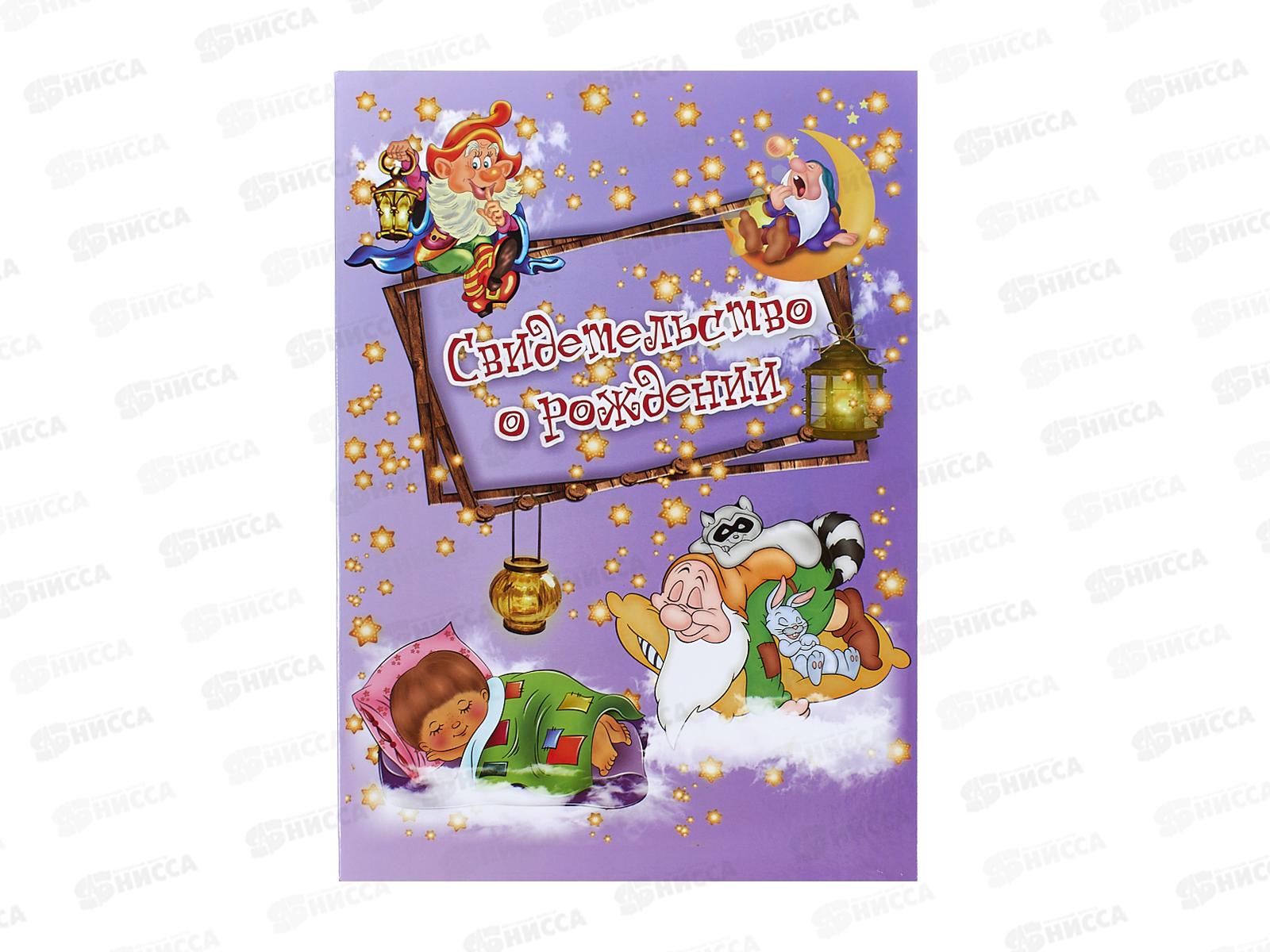 Папка ЛиС А4 Свидетельство о рождении (ламинат) PV53000060