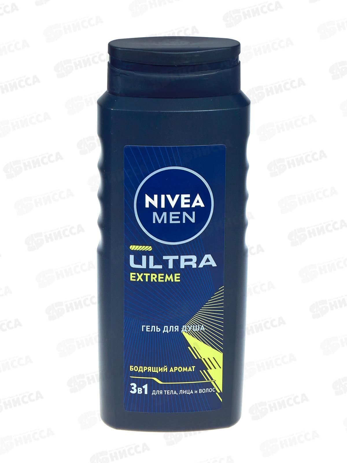 НИВЕЯ душ-гель 500мл Ultra Extreme муж 93397