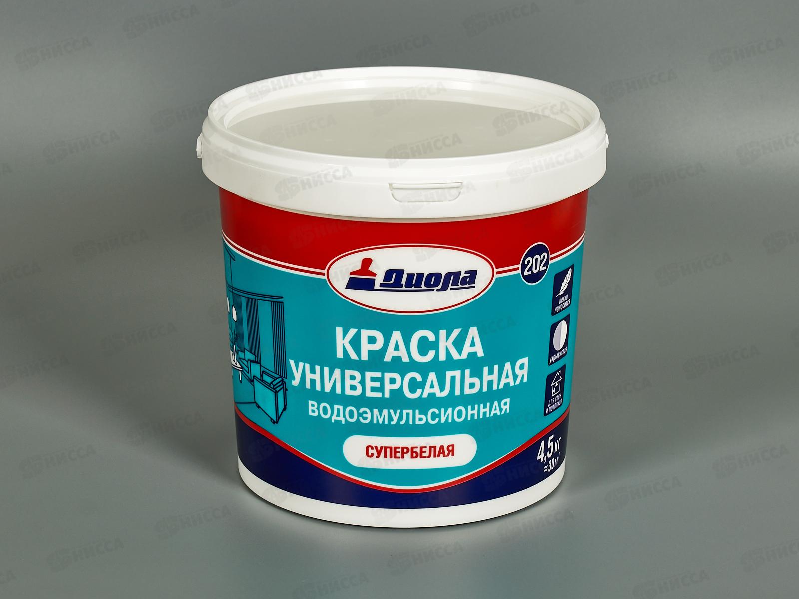 Краска в/э Универсальная Д-202 4,5кг *1/4