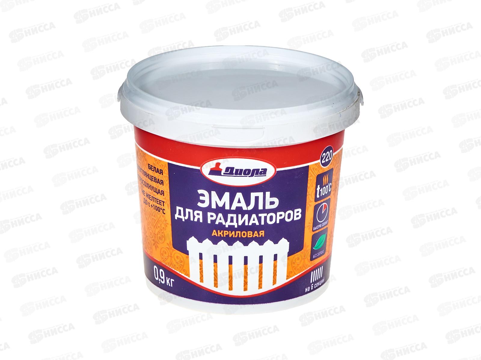 Эмаль для радиаторов Д-220 0,9кг *1/12