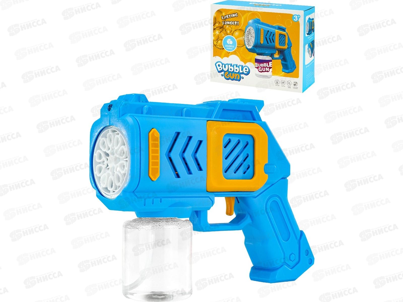 Генератор мыльных пузырей 100мл, МП-7688 голубой