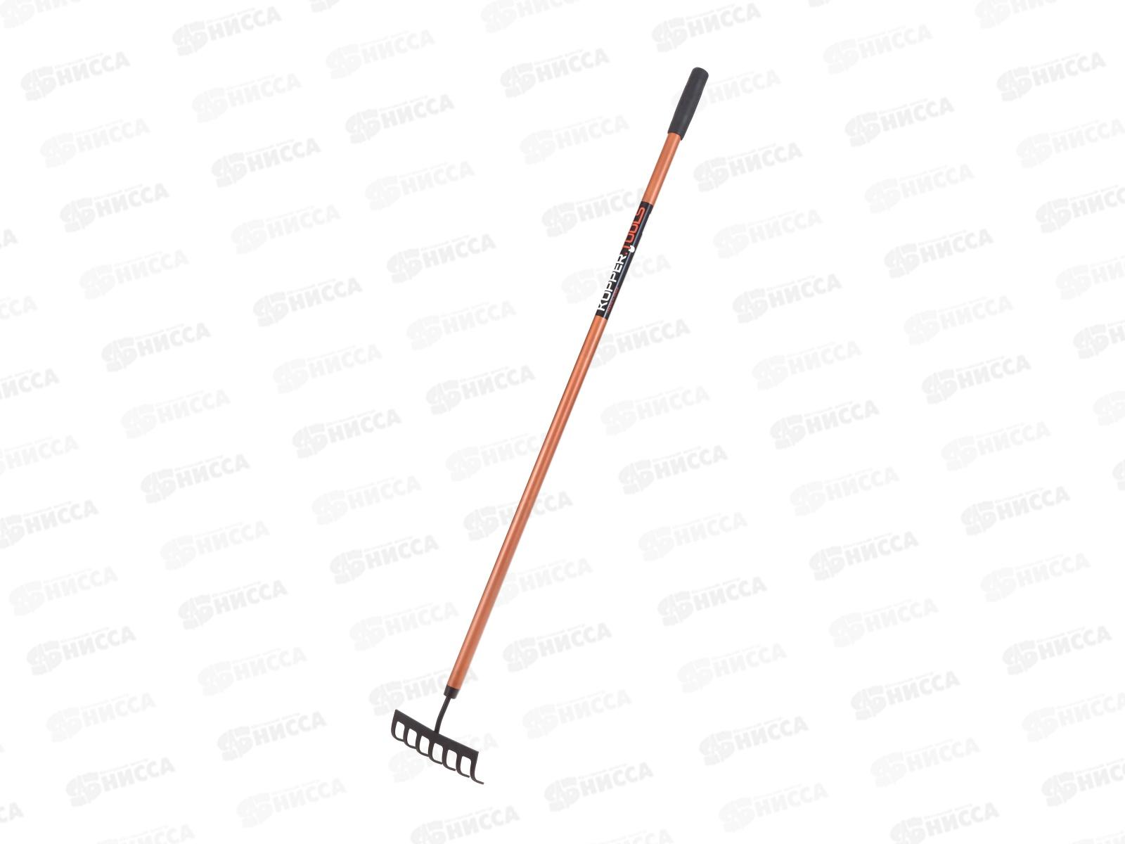 Грабли 7-зубые с дюралевым черенком легкие средние 0972 K.T.