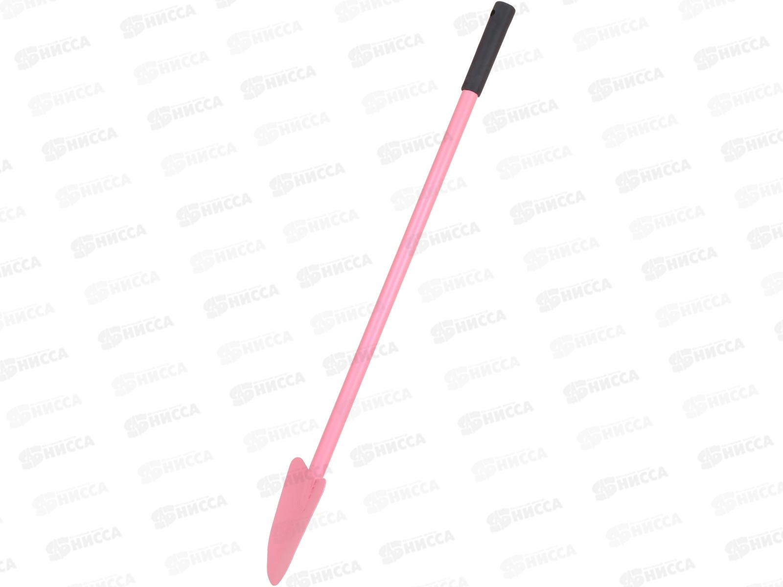 Лопата парниковая со стальным черенком (розовый) 1636