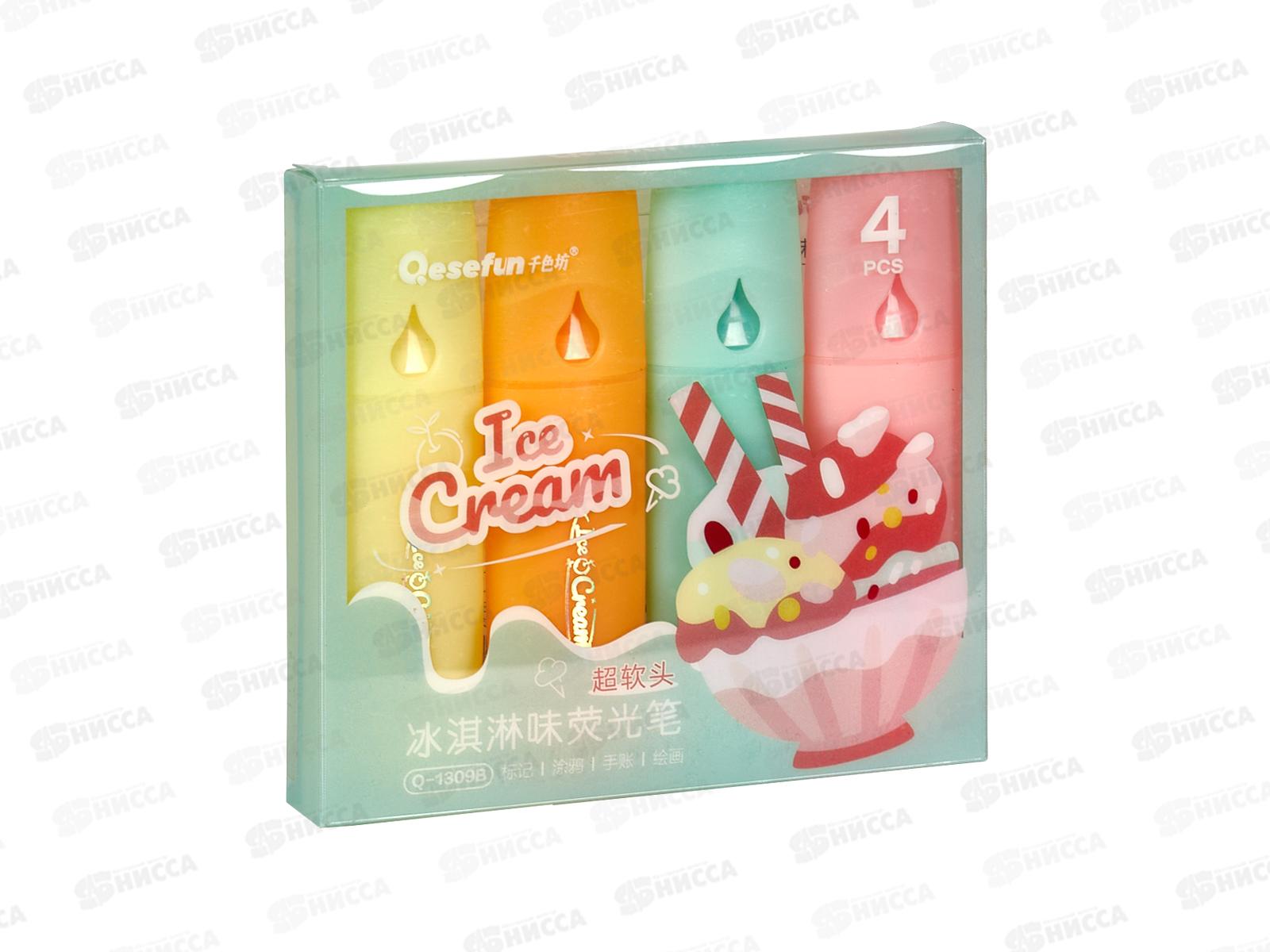 Набор маркеров-текстовыделителей Мороженое 4цв *1