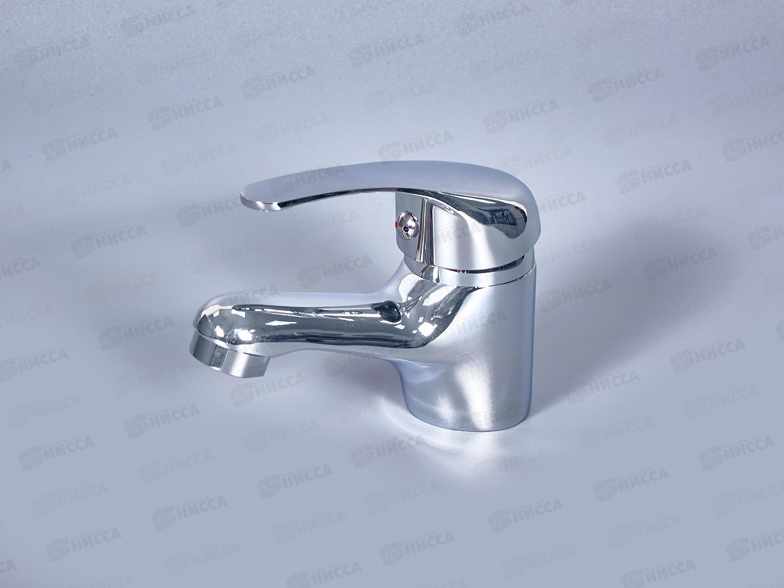 Смеситель д/умывальника sanONIX картридж 35мм, короткий нос,  A1102-2   *20