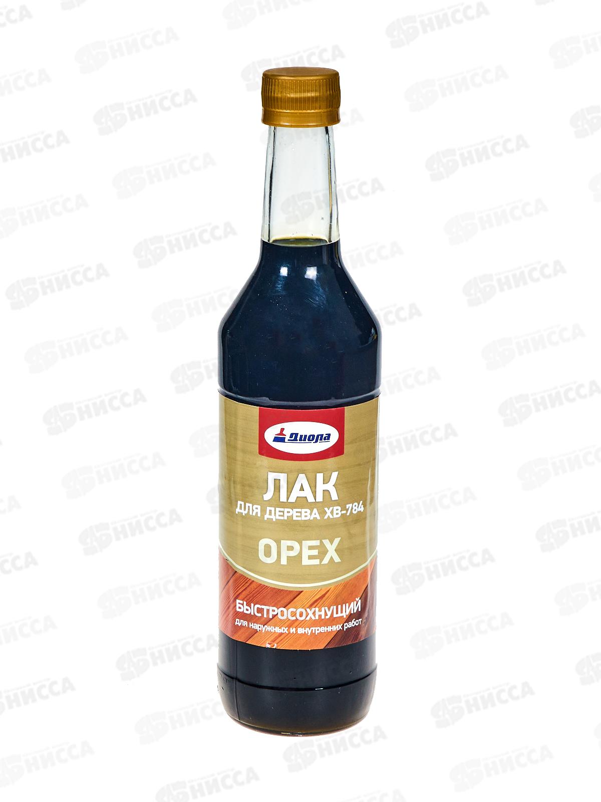 Лак Диола ХВ-784 орех 0,5л