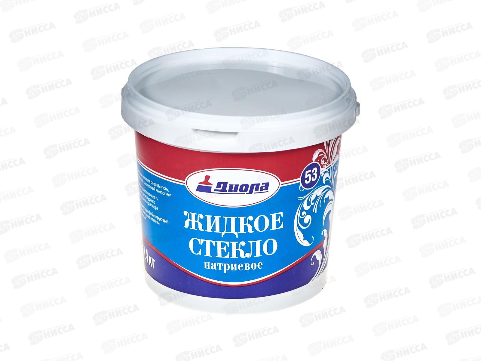 Жидкое стекло натриевое Диола Д-53 1,4кг