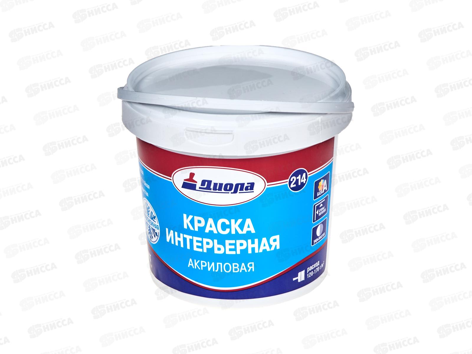 Краска акриловая интерьерная Д-214 1,5кг