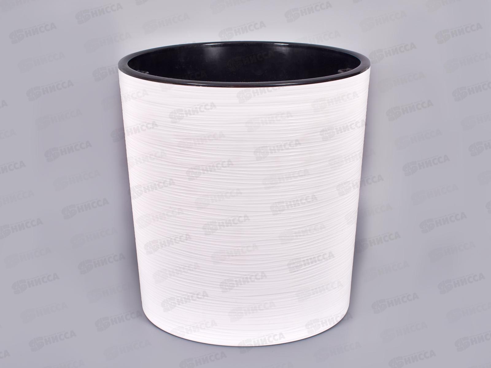 Горшок д/цветов Вега 17,2л Белый (с вкладкой) d30 h30  *4