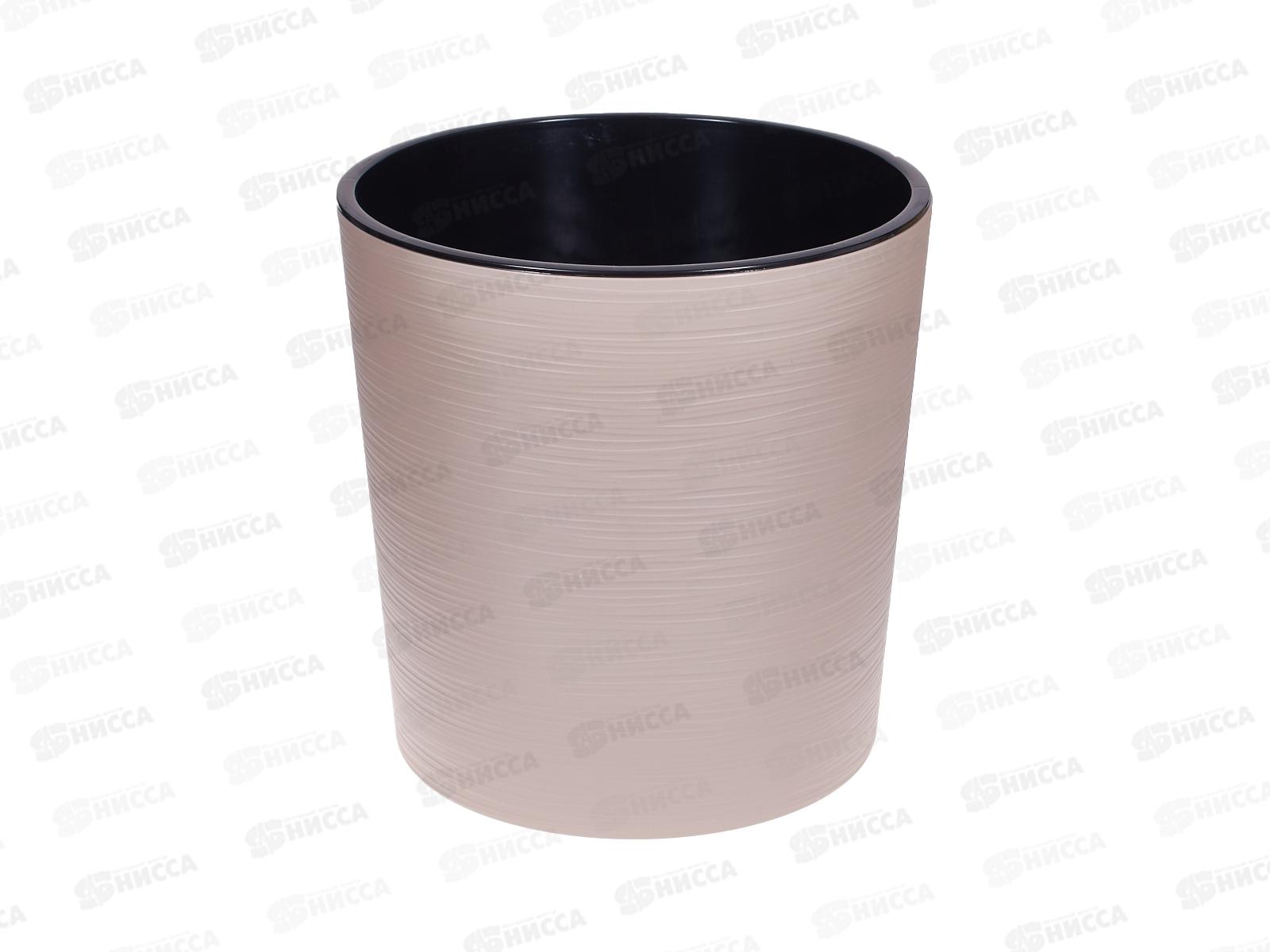 Горшок д/цветов Вега 17,2л Фраппе (с вкладкой) d30 h30  *4