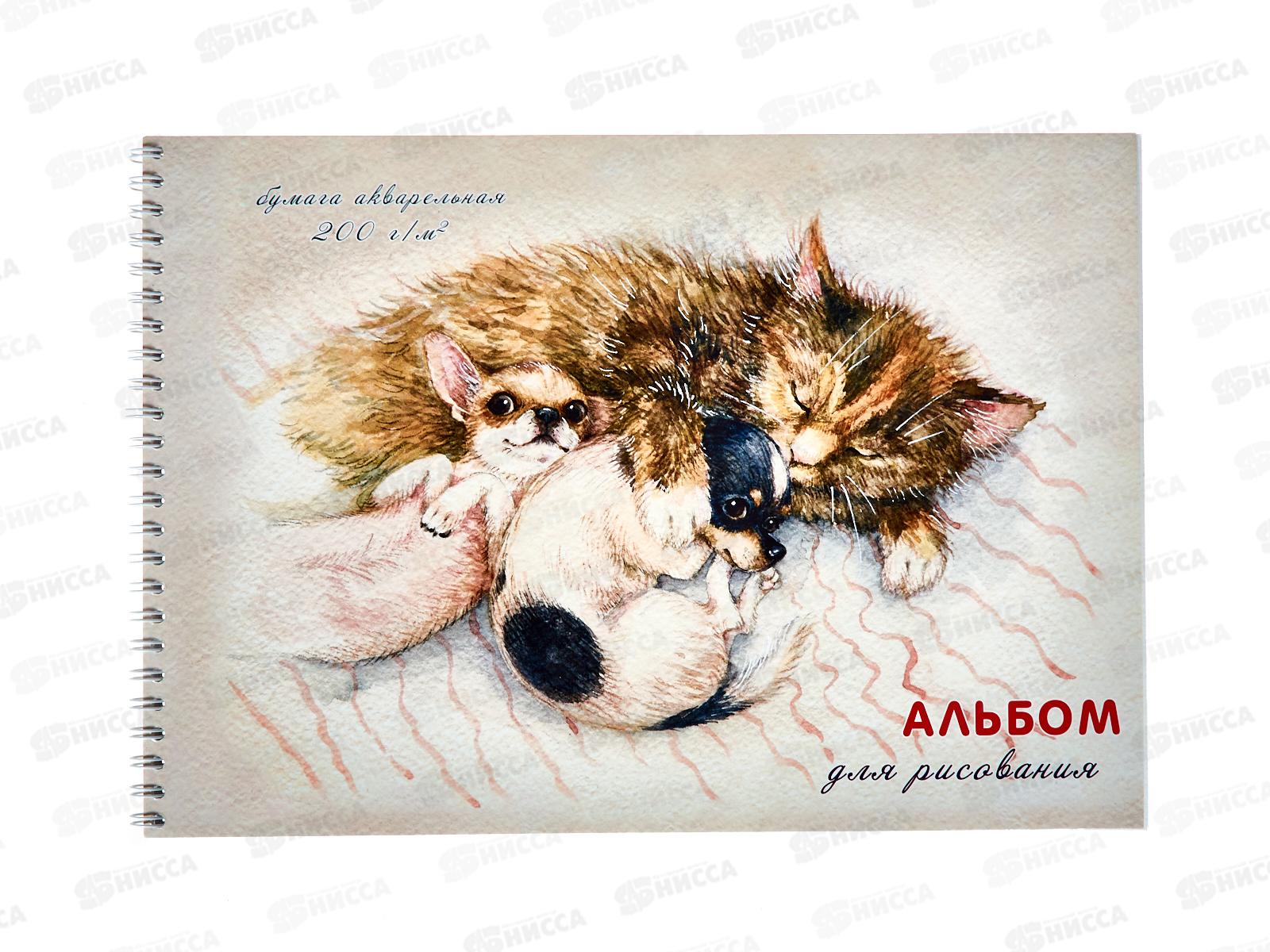 Альбом д/акварели 20л ПЛН Спящие дружочки, 1диз. 2914 *10