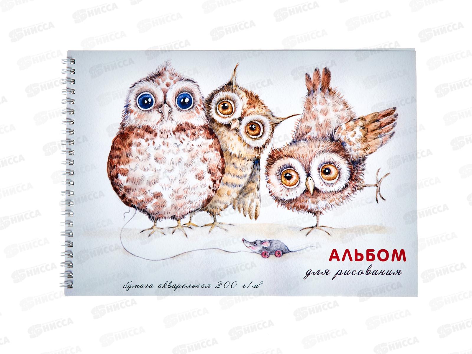 Альбом д/акварели 20л ПЛН Совята, 1диз. 2917 *10