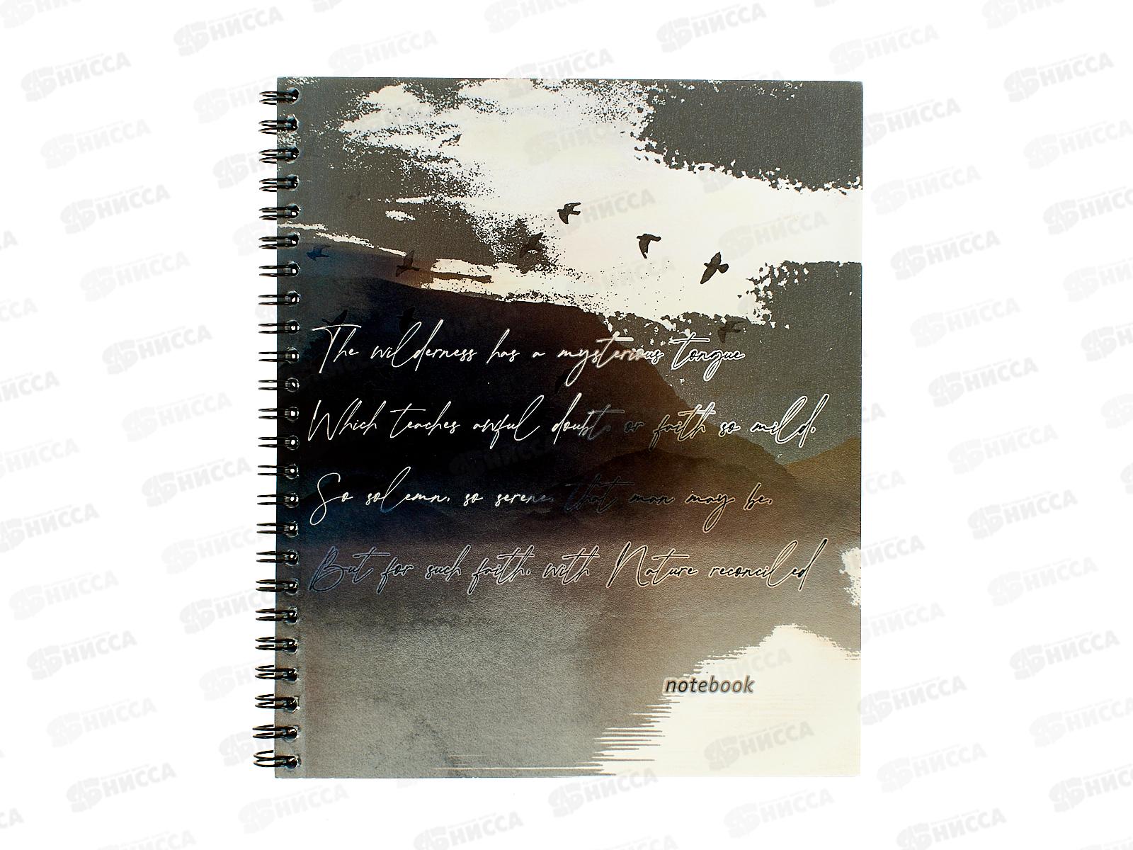 Тетрадь 96л кл. ПЛН Туманные пейзажи, мет.греб., 3202-96 *20