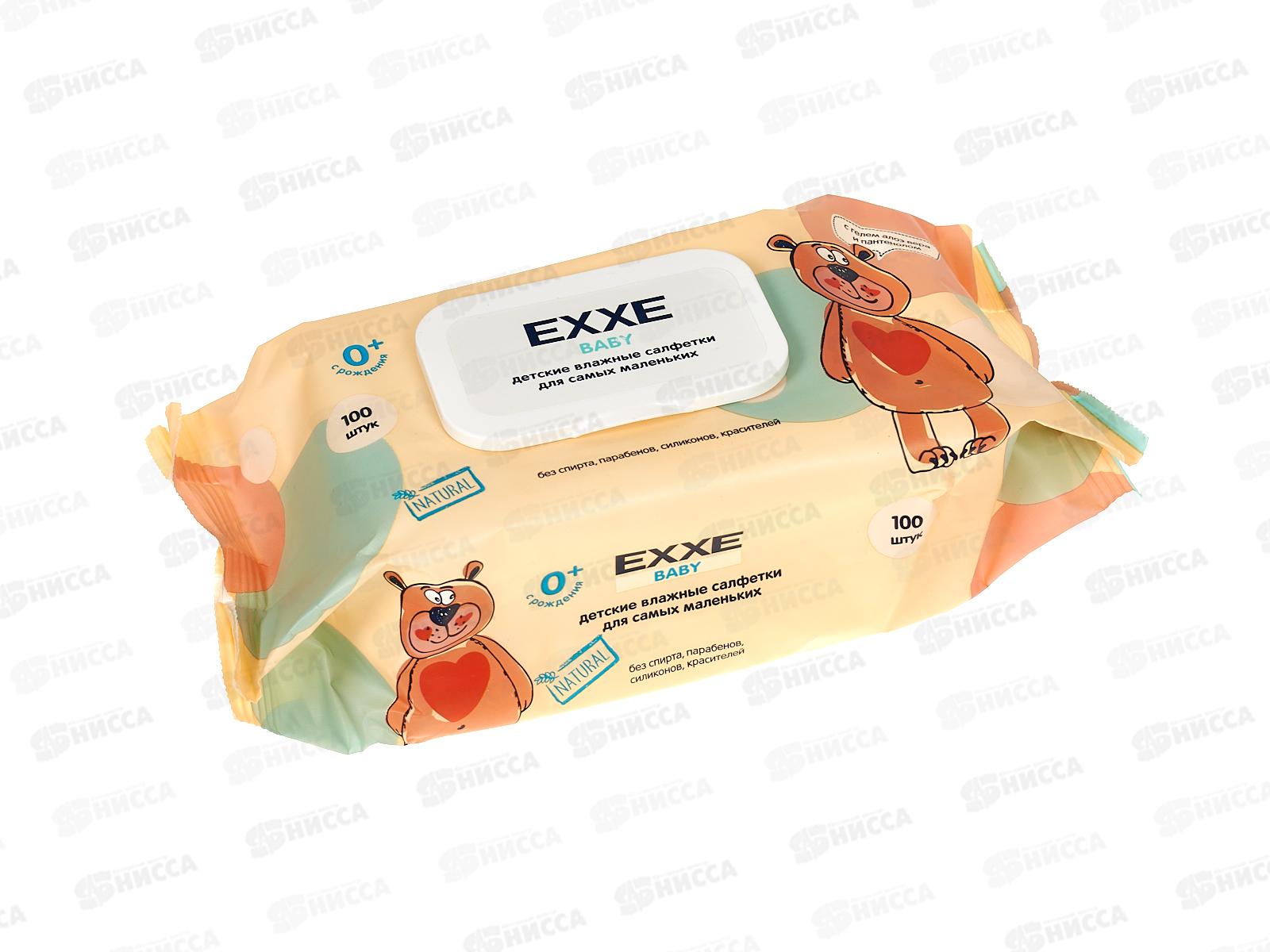 EXXE Baby влажные салфетки 100шт для детей 0+ С0008078 *12