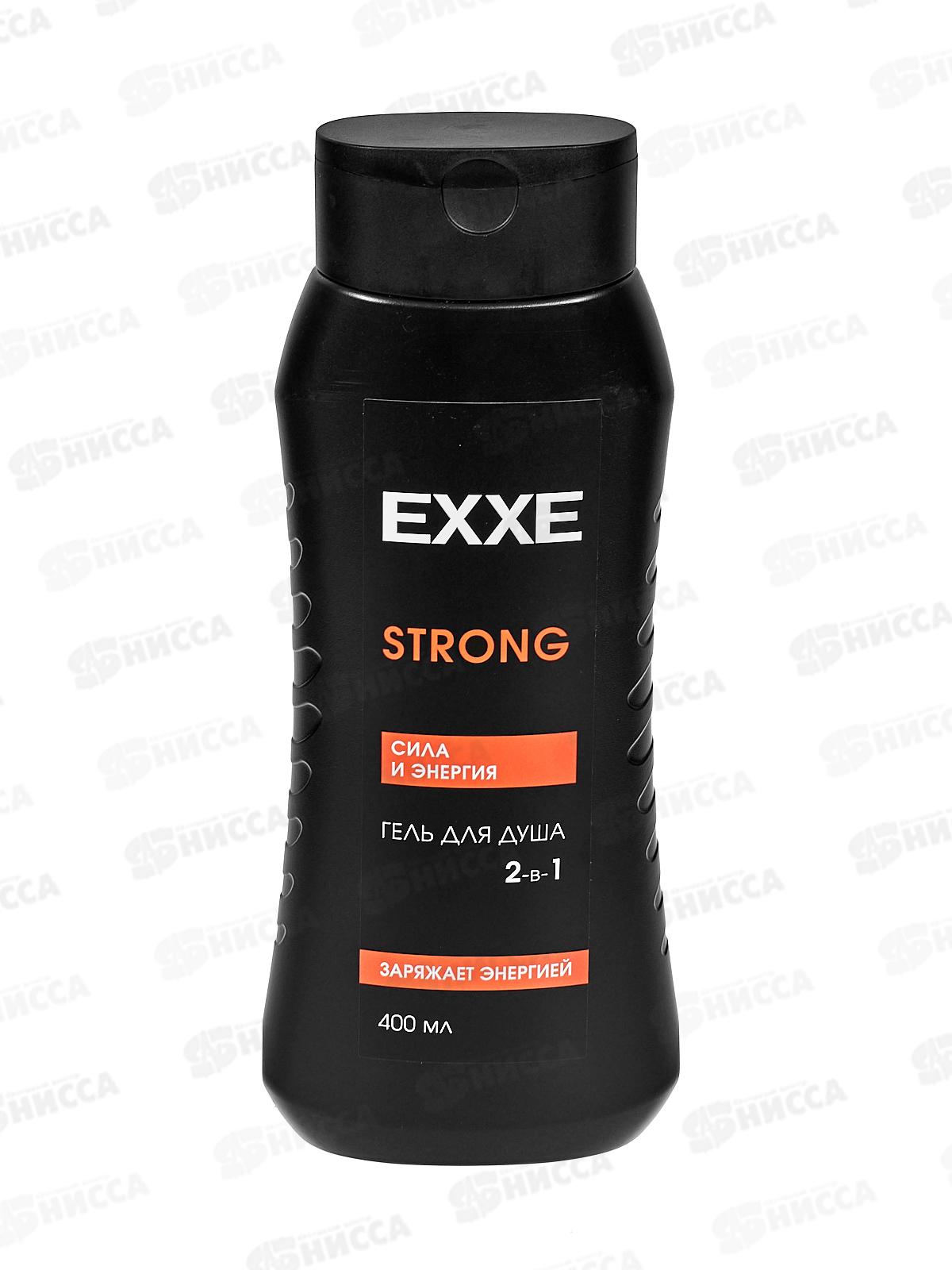 EXXE MEN Гель для душа Сила и энергия 2в1 Strong 400мл *12 С0008289
