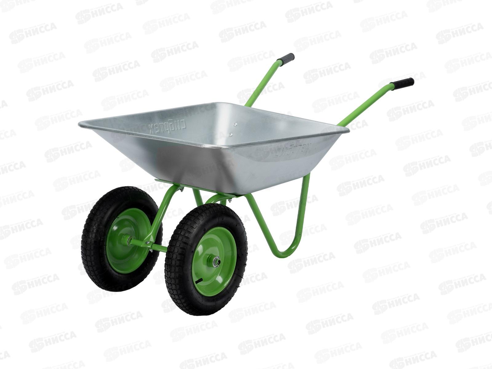 Тачка сад. 65л 2-х колес. 120кг Сибртех, 689135