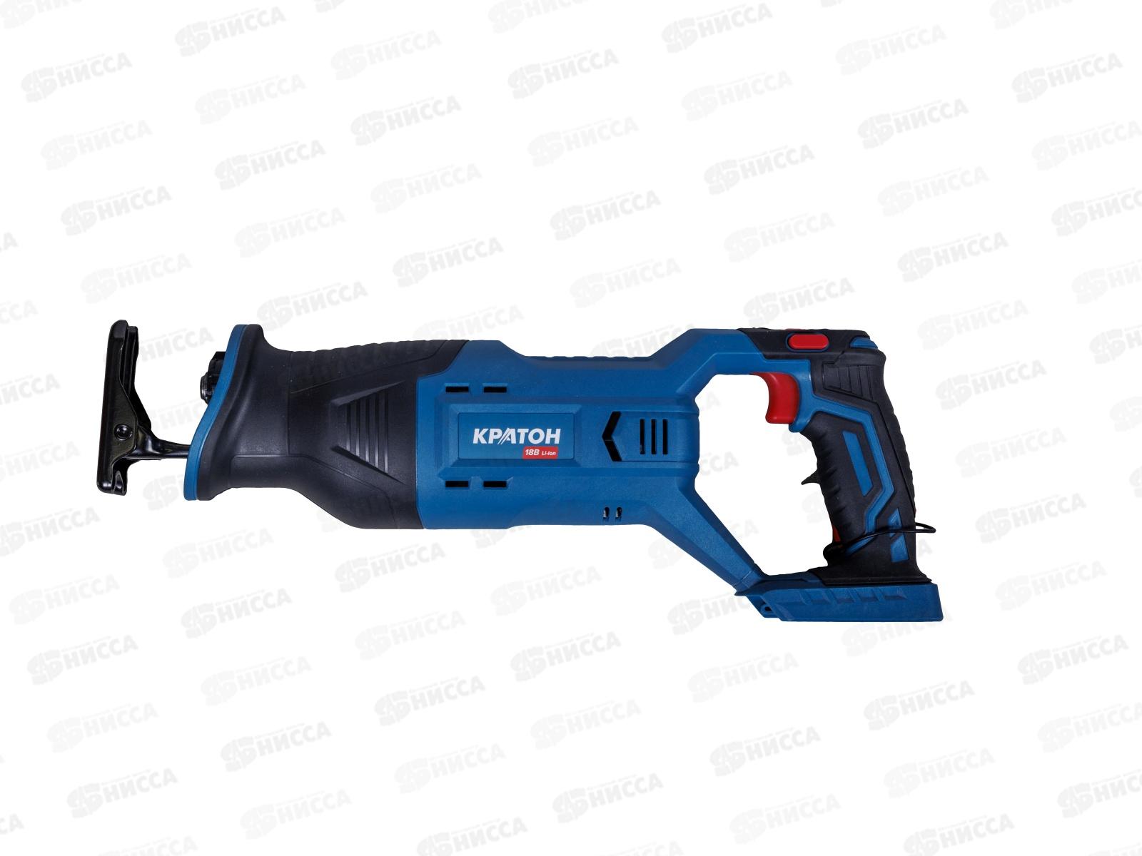 Пила сабельная аккум 18В без батареи и зарядного, Кратон RS18DC-115-OFA