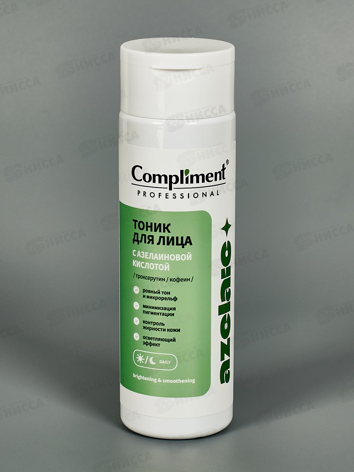 КОМПЛИМЕНТ Prof Azelaic Тоник для лица с азелаиновой кислотой 200мл *12