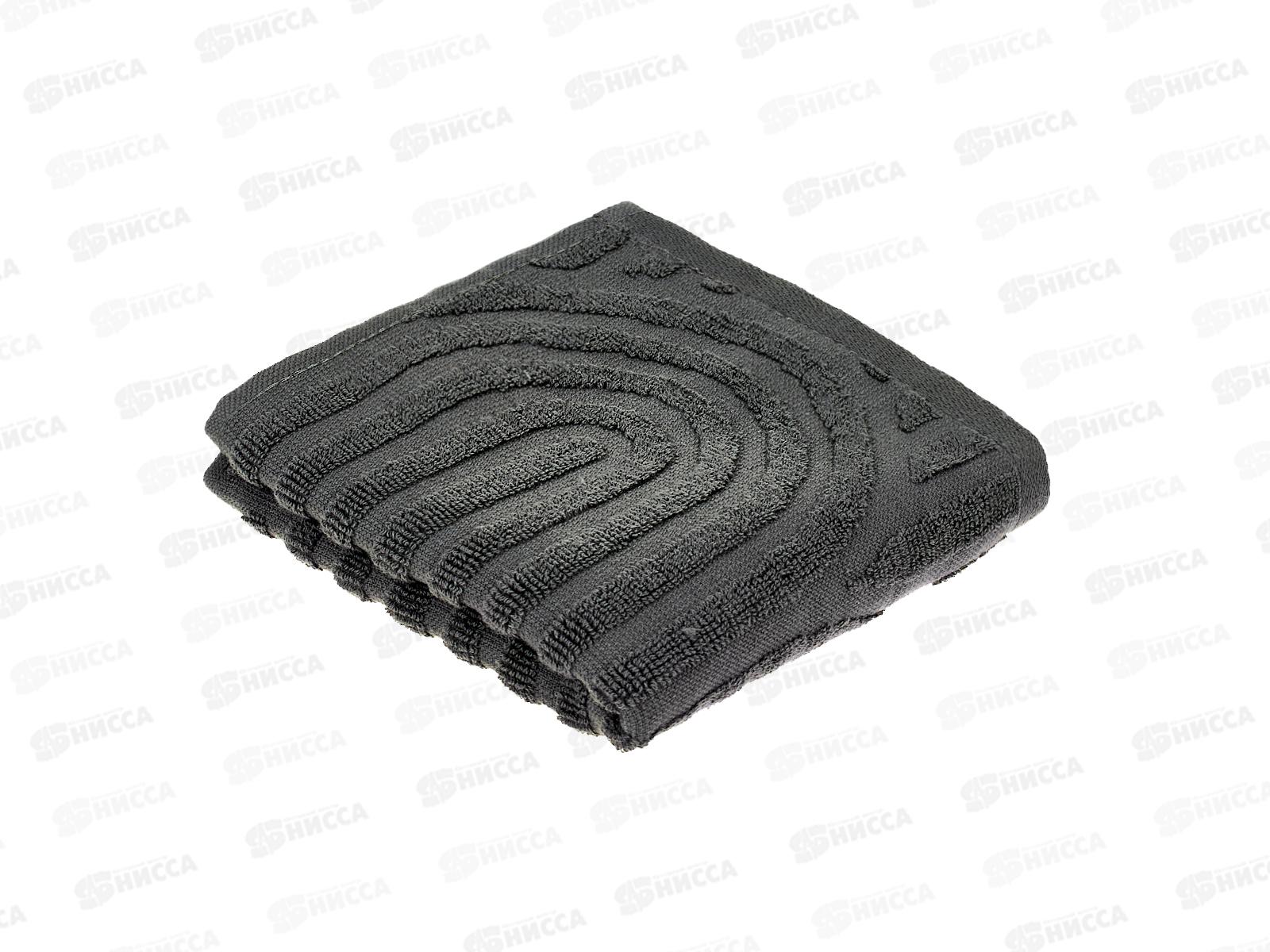 Полотенце махровое 30*60 LuxoR Аркадия темно-серый