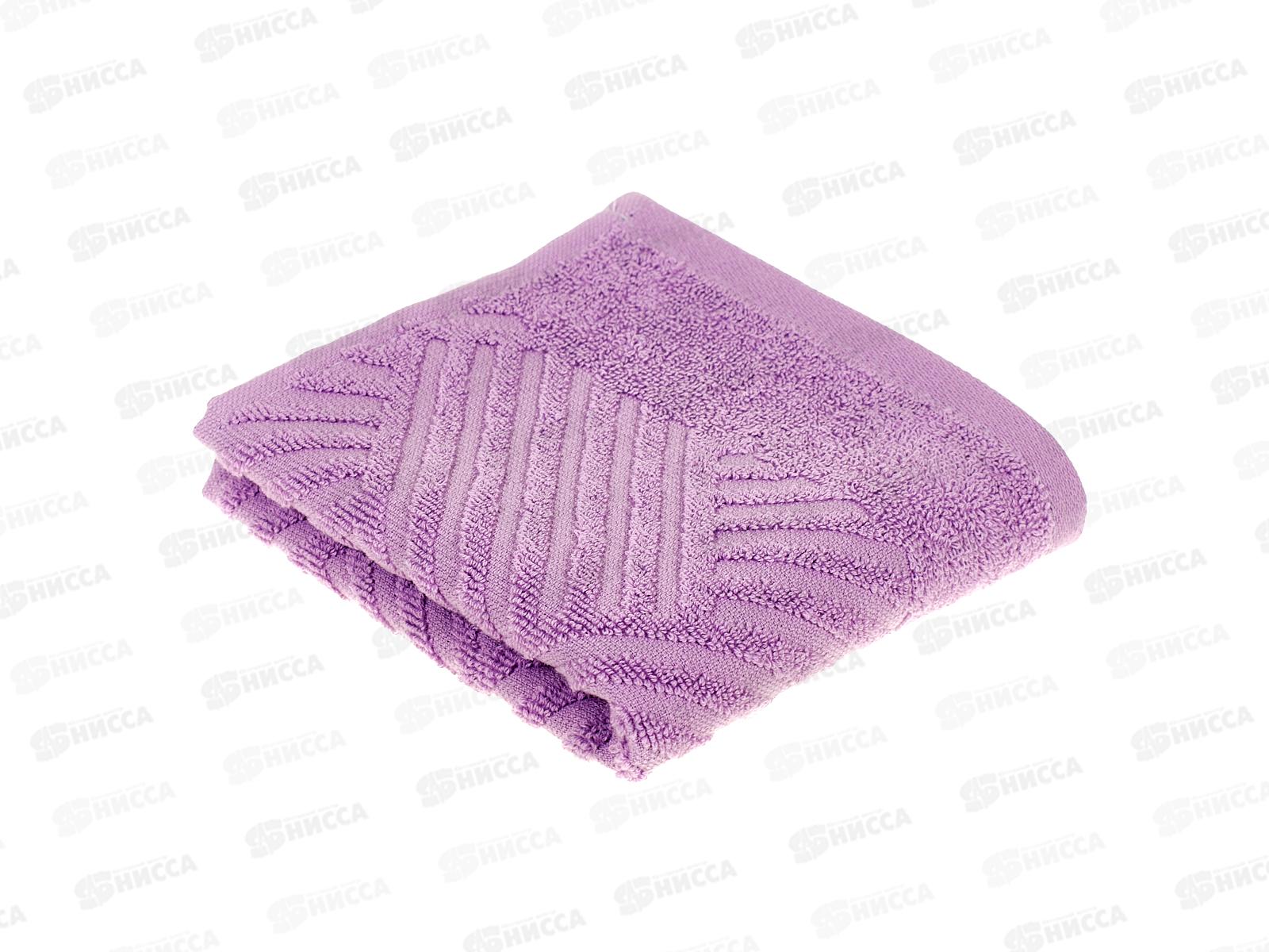 Полотенце махровое 30*60 LuxoR Брейд сиреневый