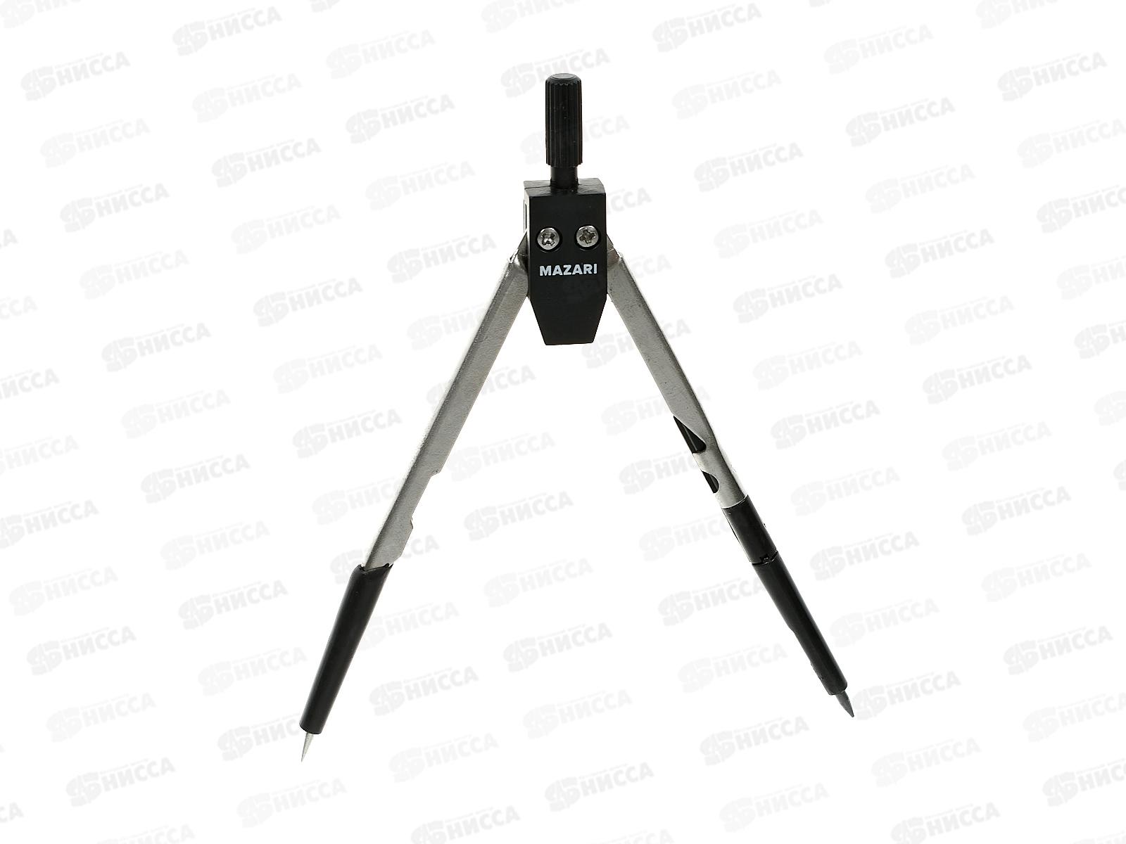 Готовальня MAZARI 2пр, (циркуль 120мм, грифели), п/у  M-4517 *24