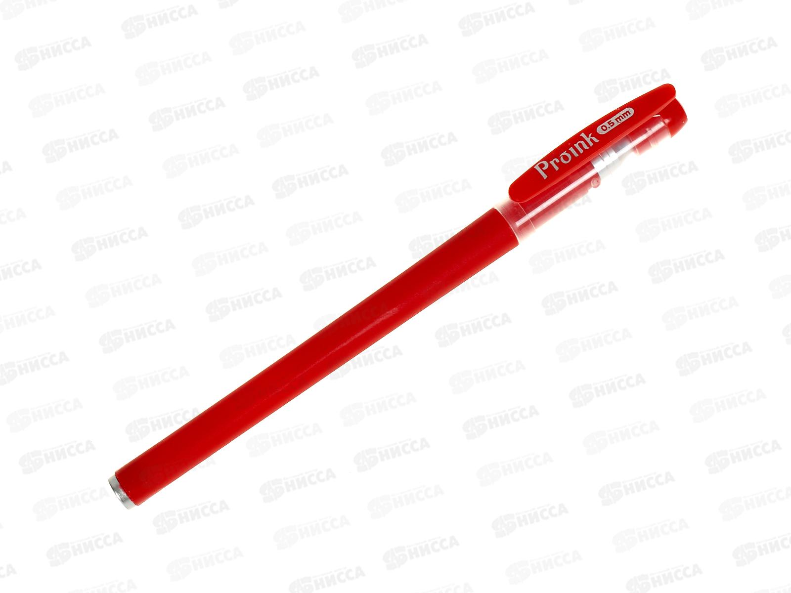 Ручка гел. MAZARI Tinta красная, 0.5мм, цвет.корп., P-100-5 *50