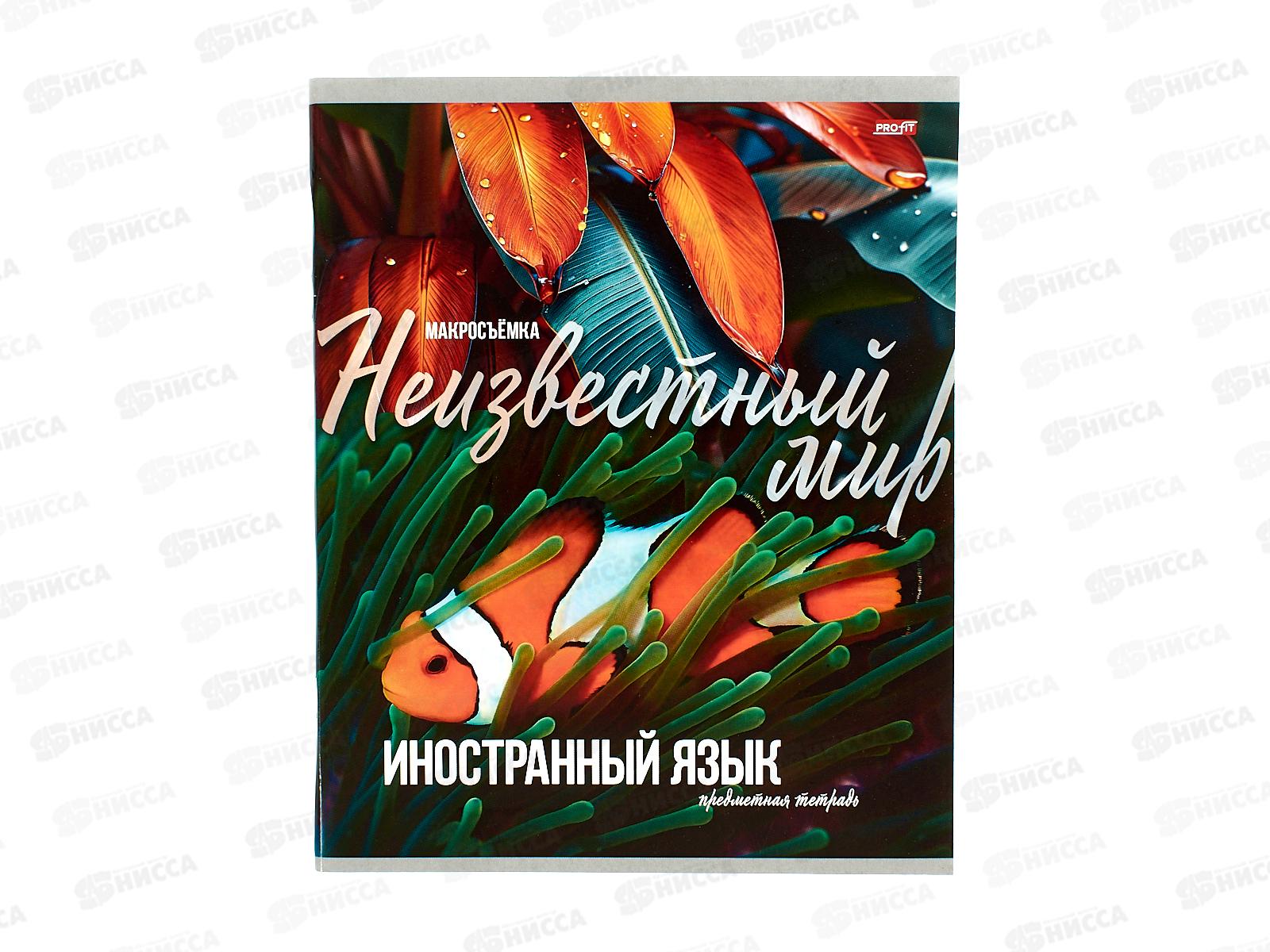 Тетрадь 36л клетка Profit &quotМир вокруг&quot Иностранный язык, 36-2386 *10/80