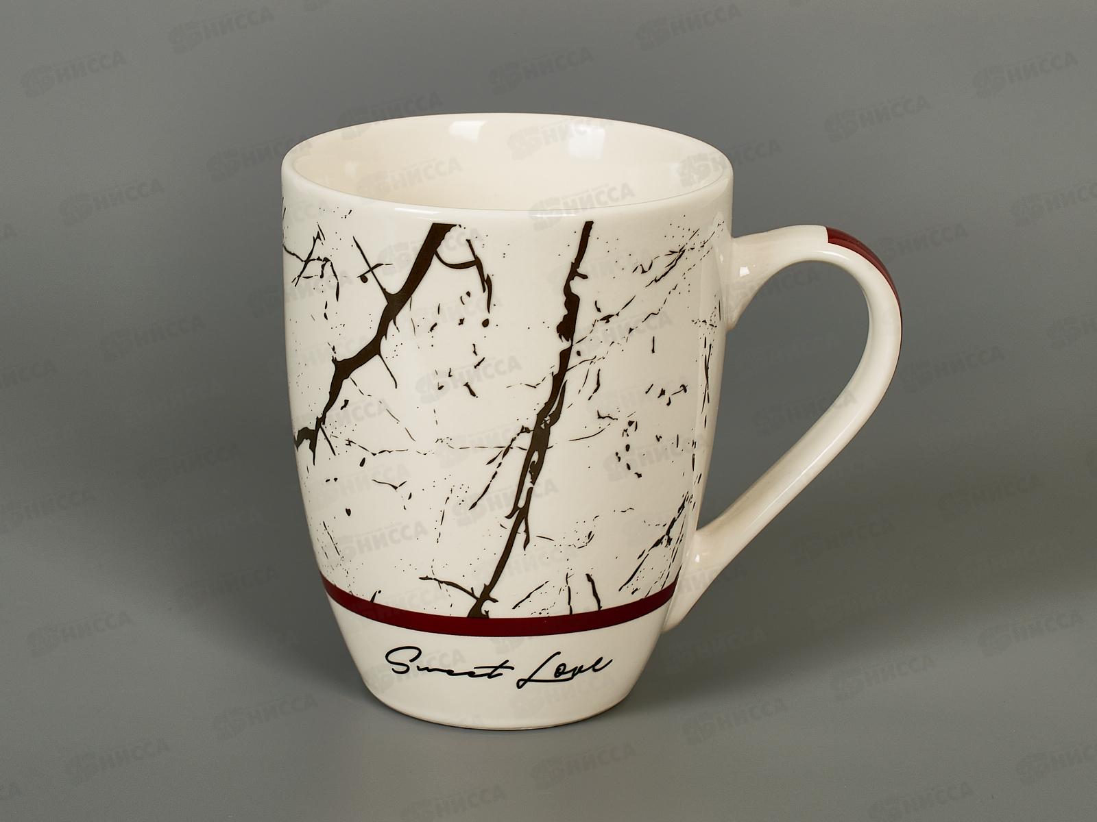 Кружка бочка Мрамор 340мл 1019066