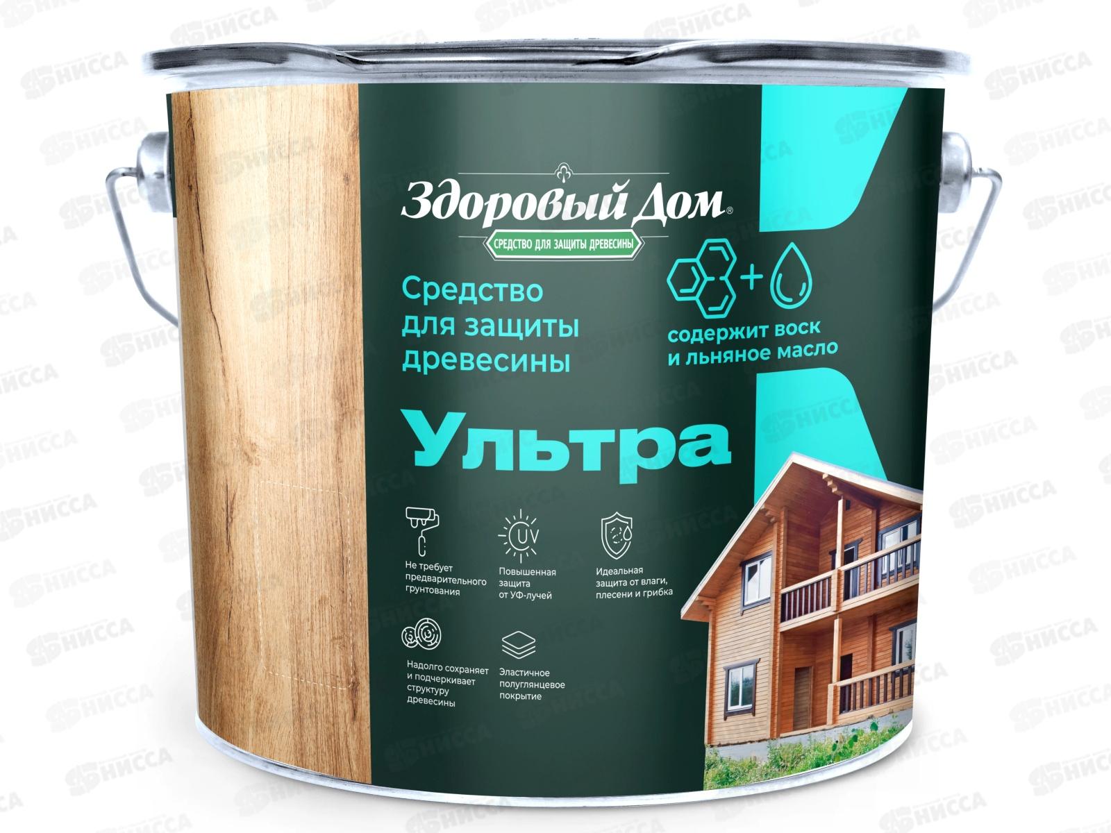 Здоровый Дом  Ультра 2,7л Дуб, деревозащита *4/140