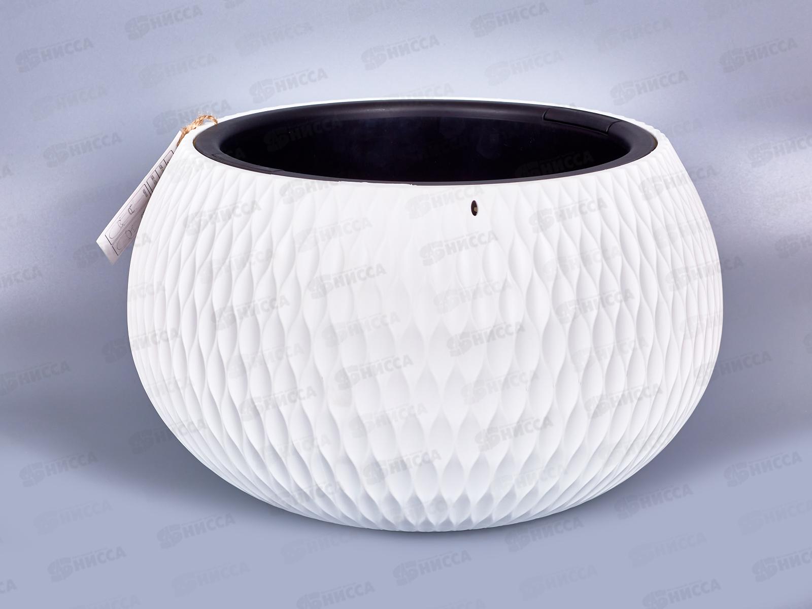 Кашпо Жемчужина 7л Белый М8728 *2