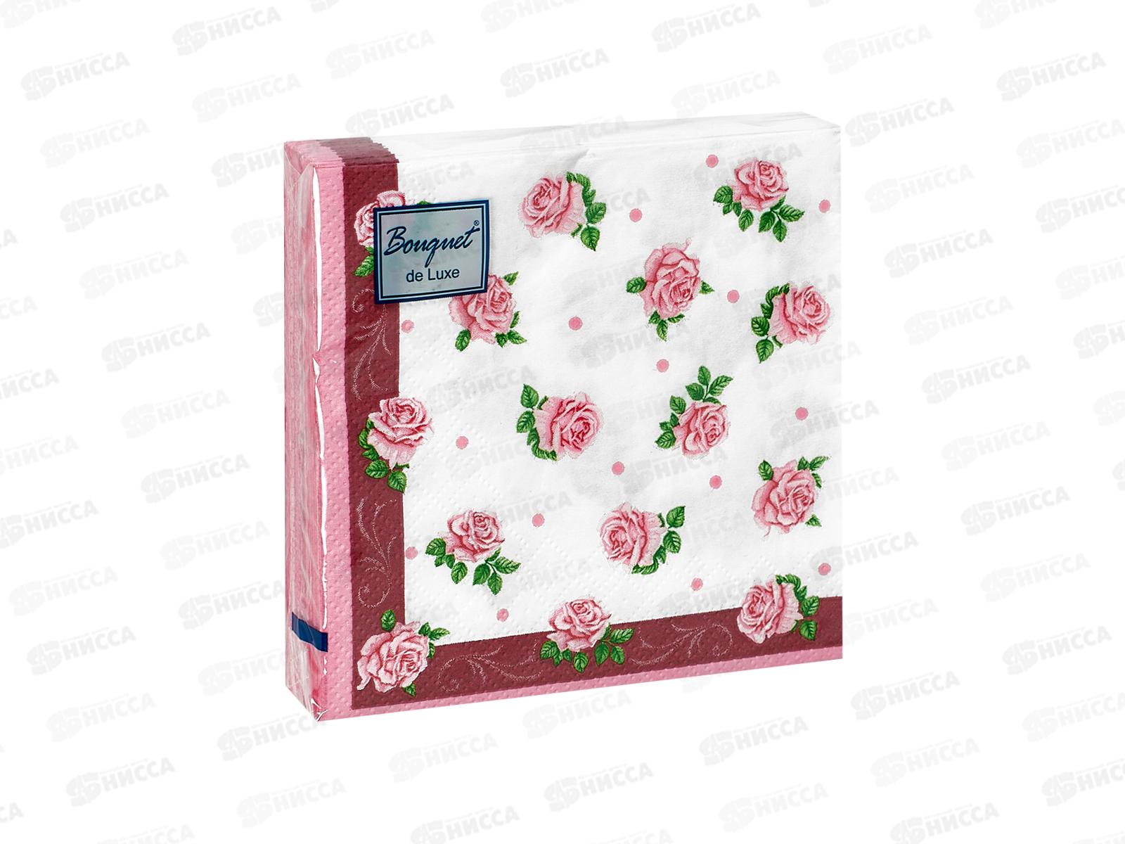 Салфетки 3сл 25л 24*24 Bouquet de Luxe Розита, 25319 *15