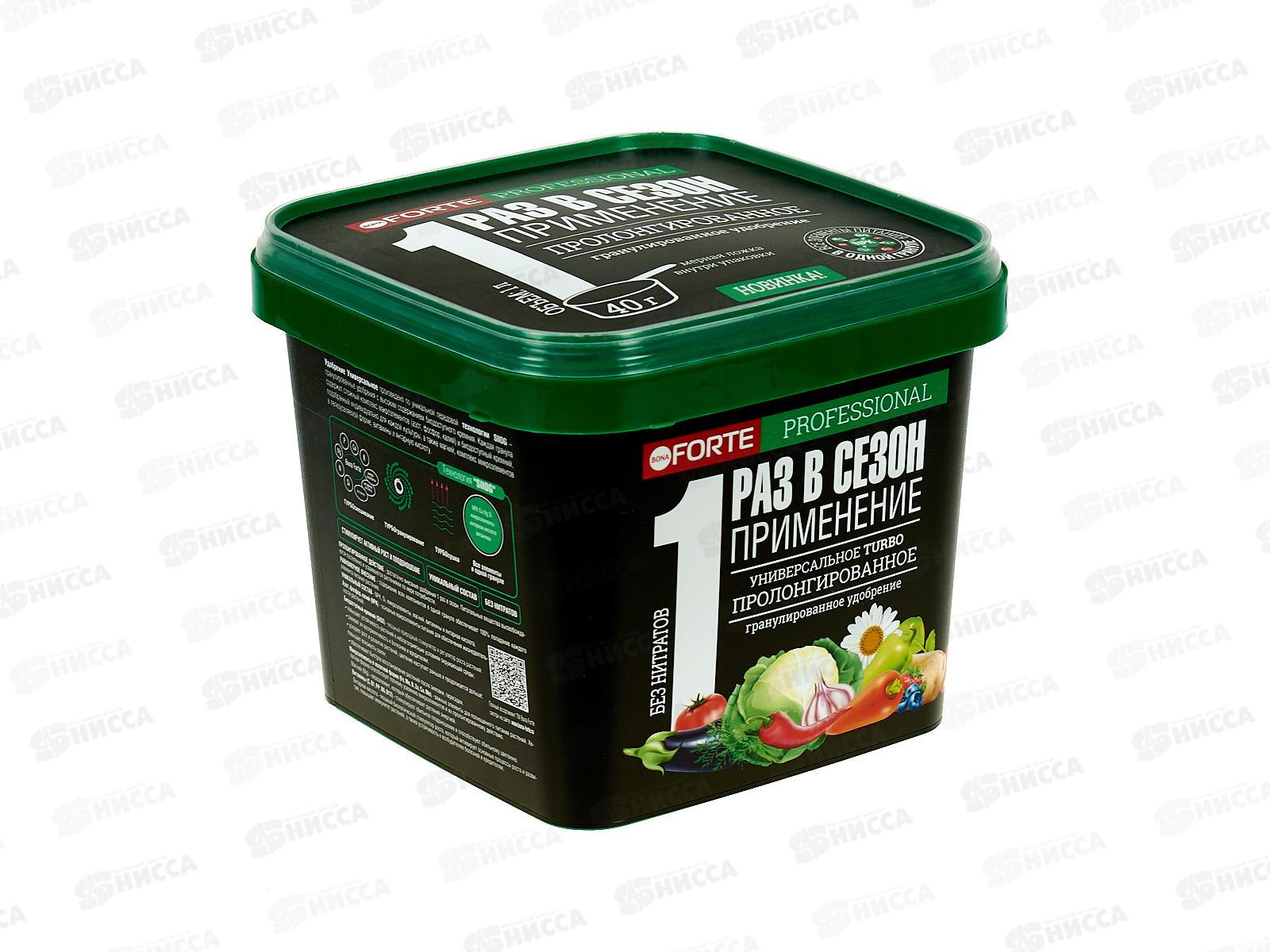 Bona Forte Удобрение Универсальное Turbo с биодоступным кремнием 1л *12