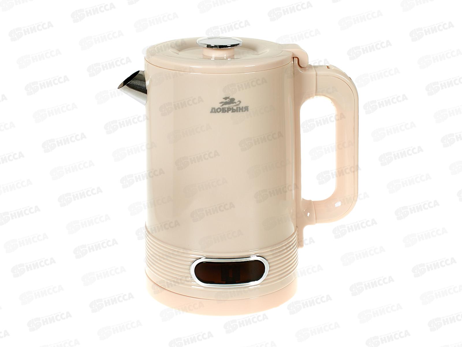 Чайник электрический DO-1266 1800Вт 1,8л пл/нжс светло-розовый