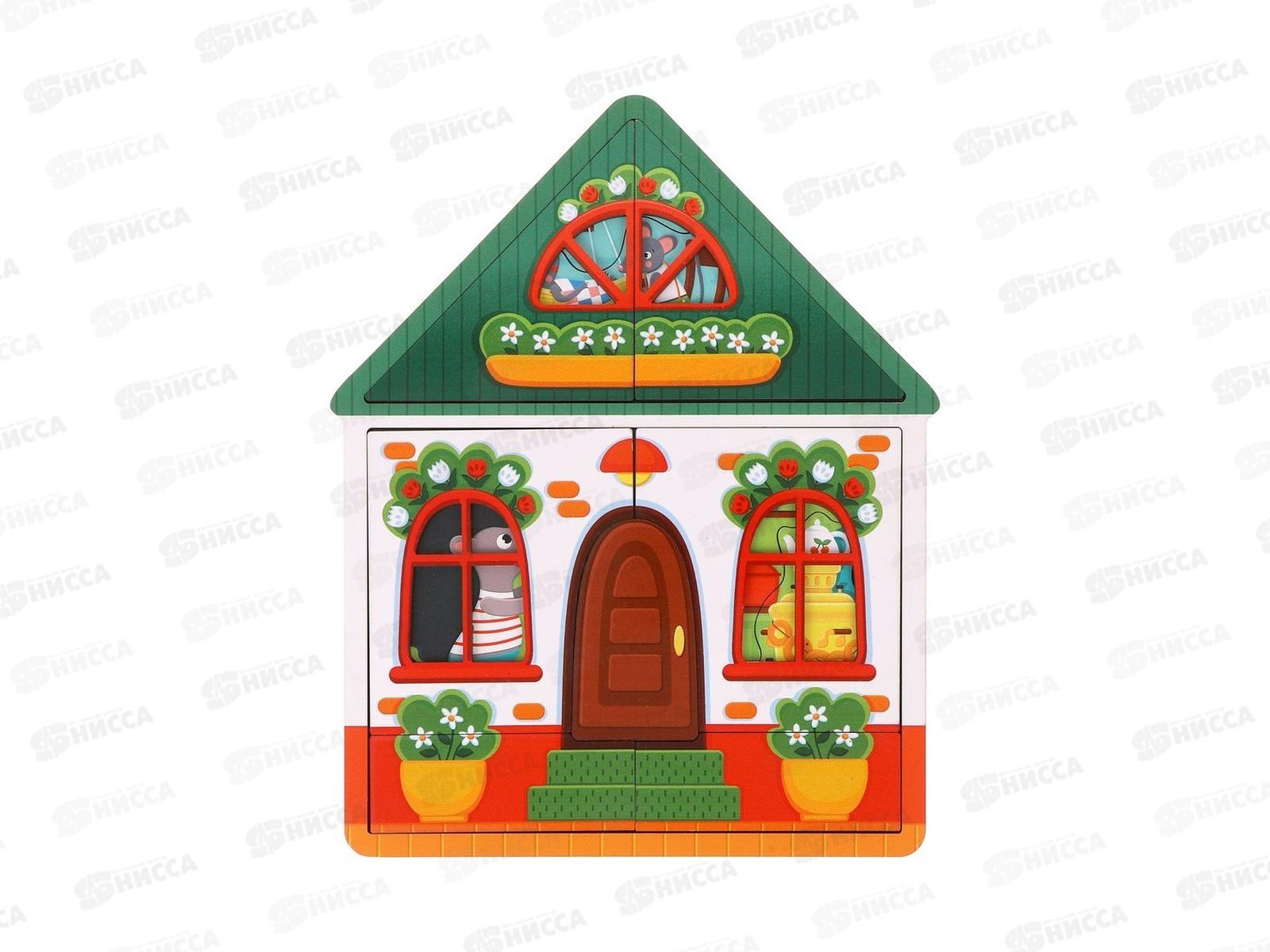 Пазл многослойный Домик Ёжа, 962214