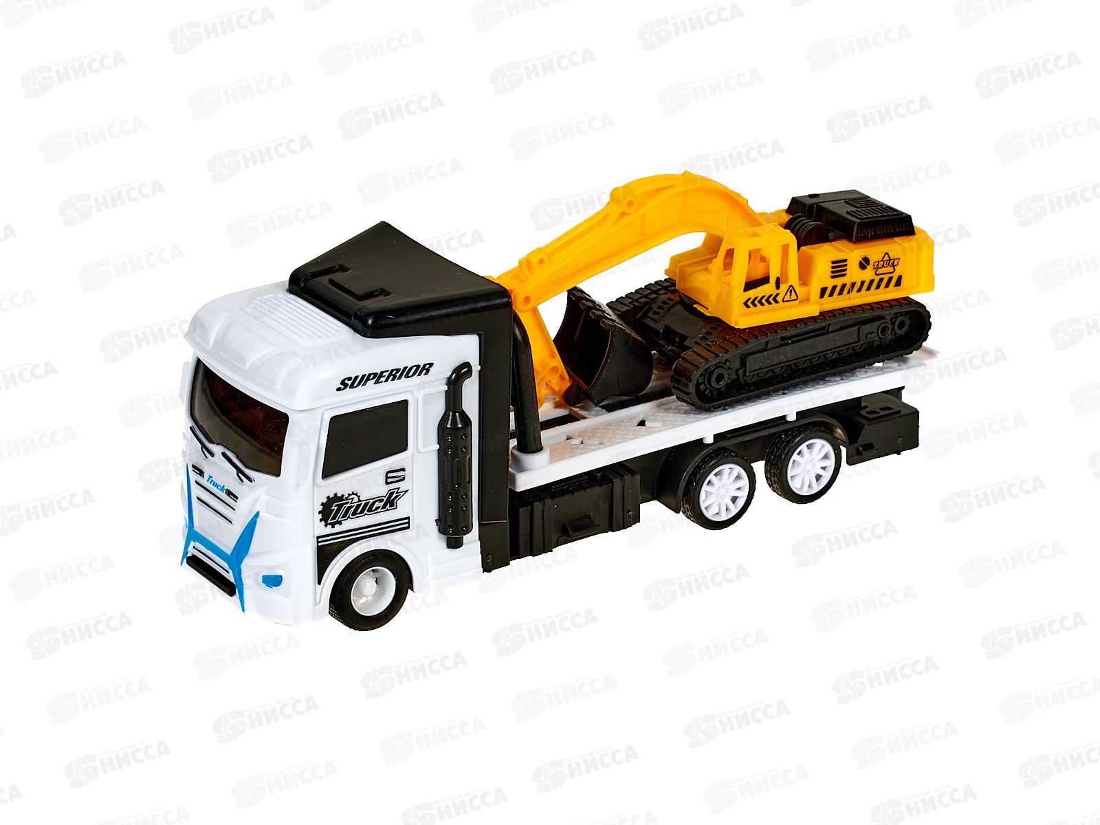 Трейлер инерц. Z488-H11185 Погрузчик цвет в ассорт. в пласт.