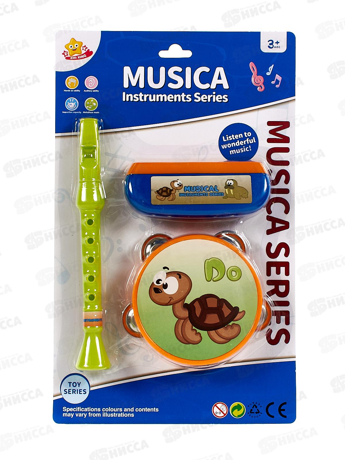 Набор музыкальных инструментов 399, В2406041 на картоне