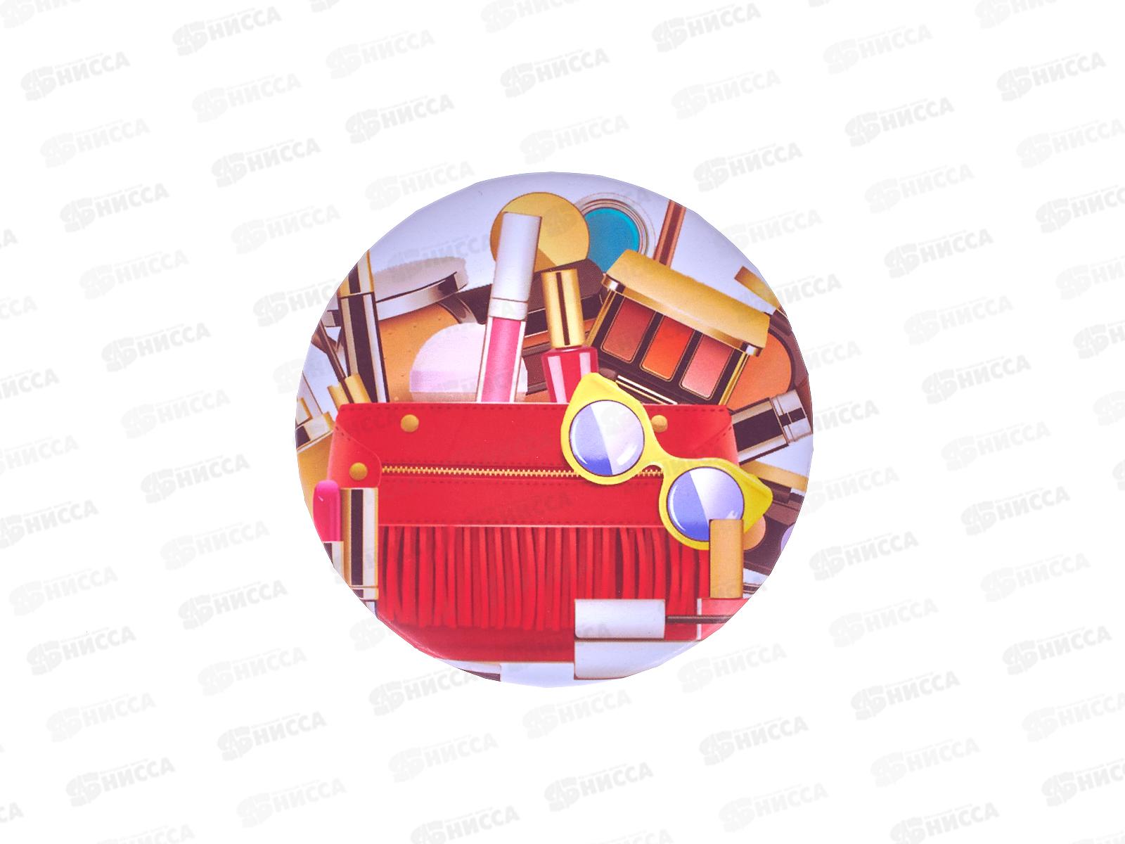 Зеркало складное D7см Пончик уп12 Р14193-1(13)