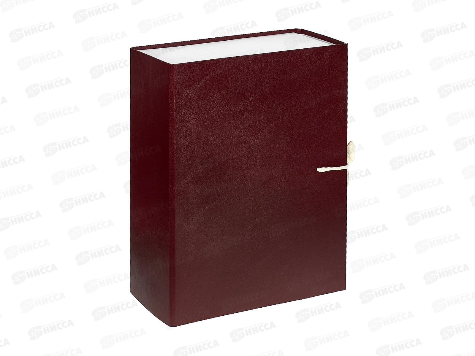 Папка арх.  10см с зав. ПГС бордовая *8