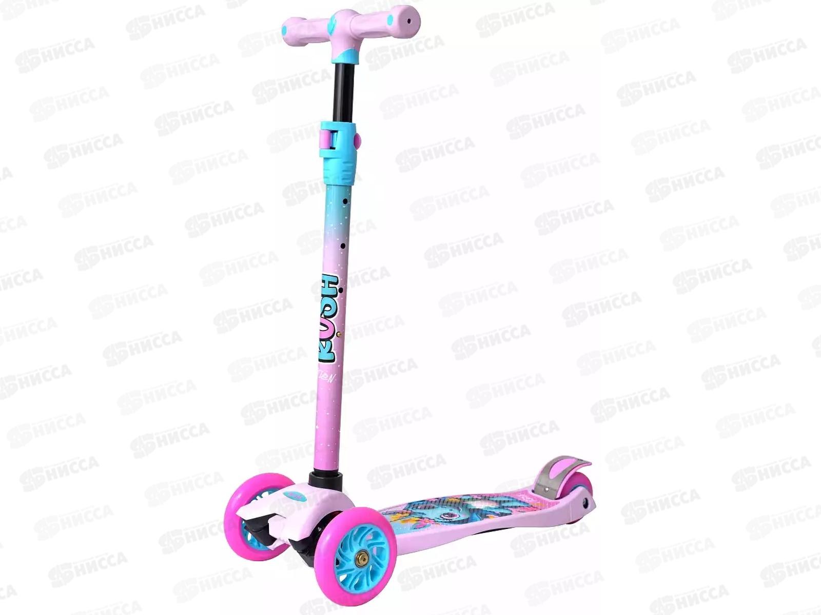 Самокат 3-х колесный до 40кг Unic RUSN ACTION, 429608