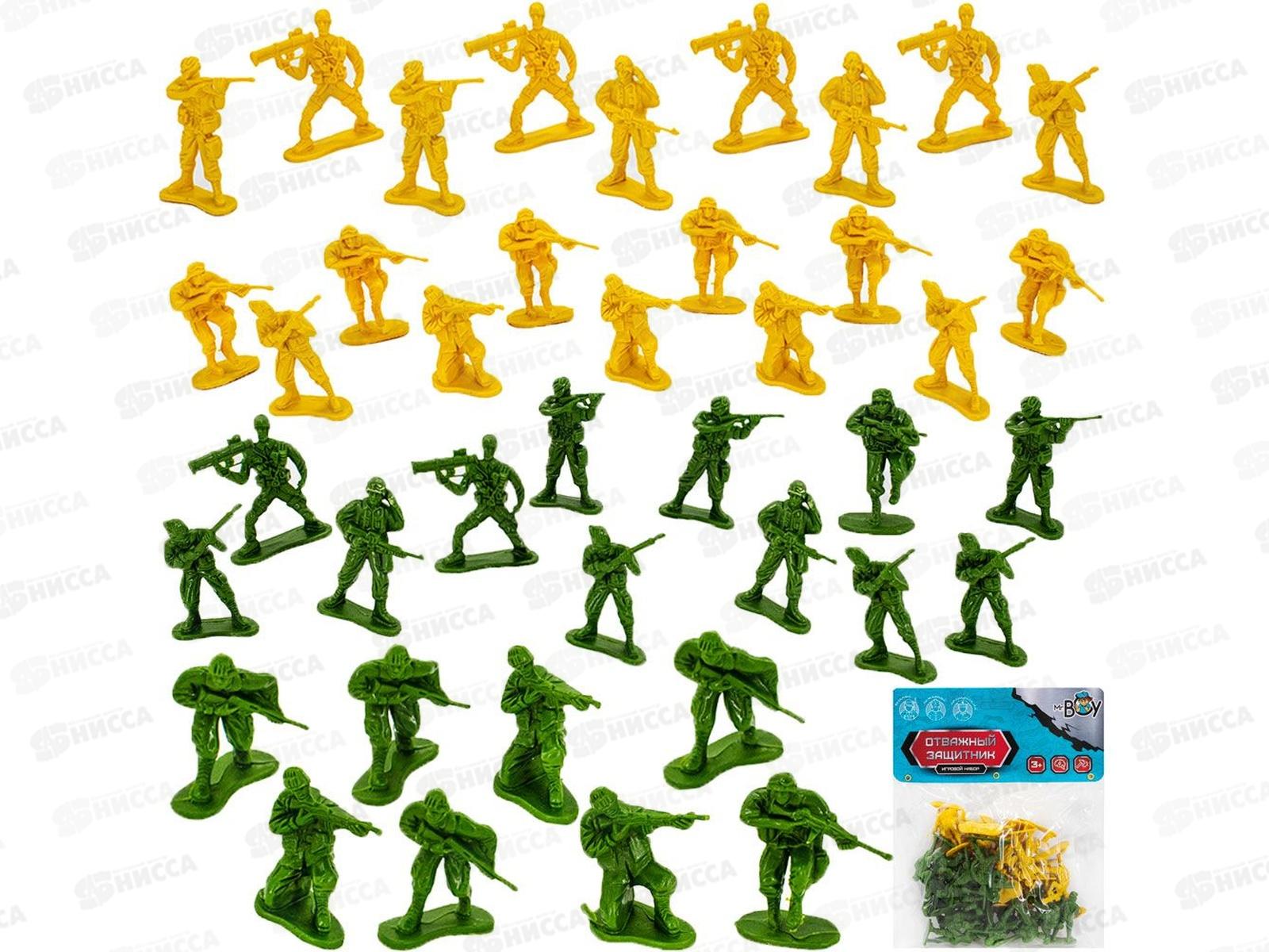 Набор солдатиков MR BOY YS8700-9 с аксесс., FCJ0736364 в пакете