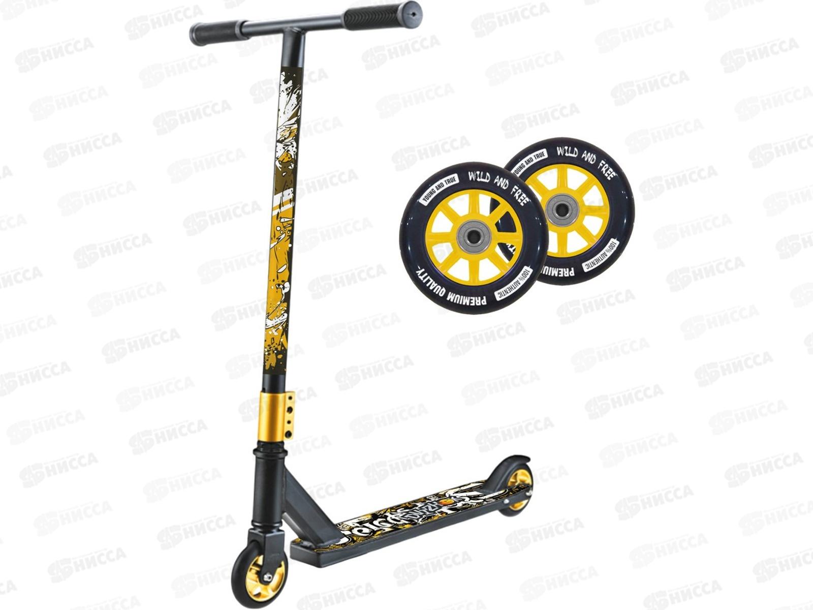 Самокат трюковой Dvizhok 2-х кол. оранжевый F10-2/FG230830004C-2-25