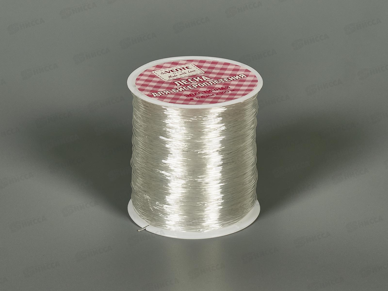 Леска д/бисероплетения deVente Line 0,6мм *100м, прозрачная 8001397