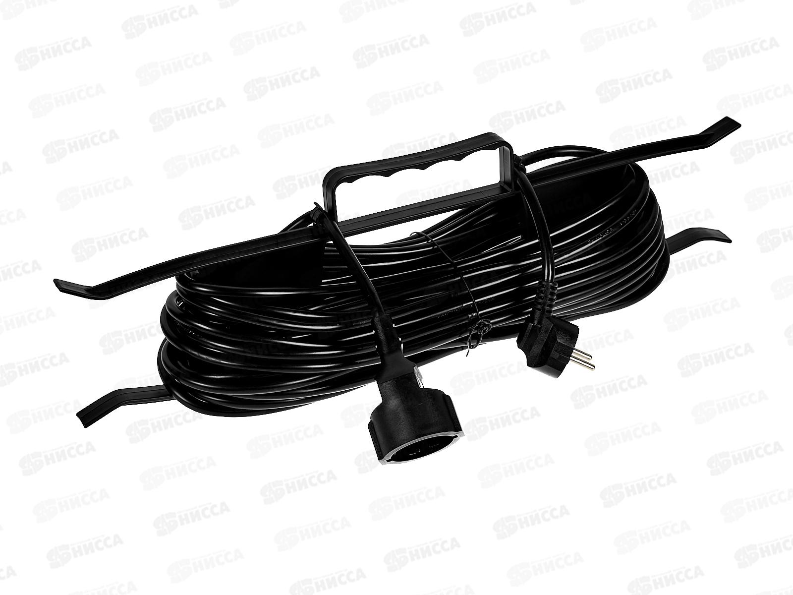 Удлинитель на рамке ПРОГРЕСС с заземлением 1 вход 20м 3*1,50мм2 *1/4