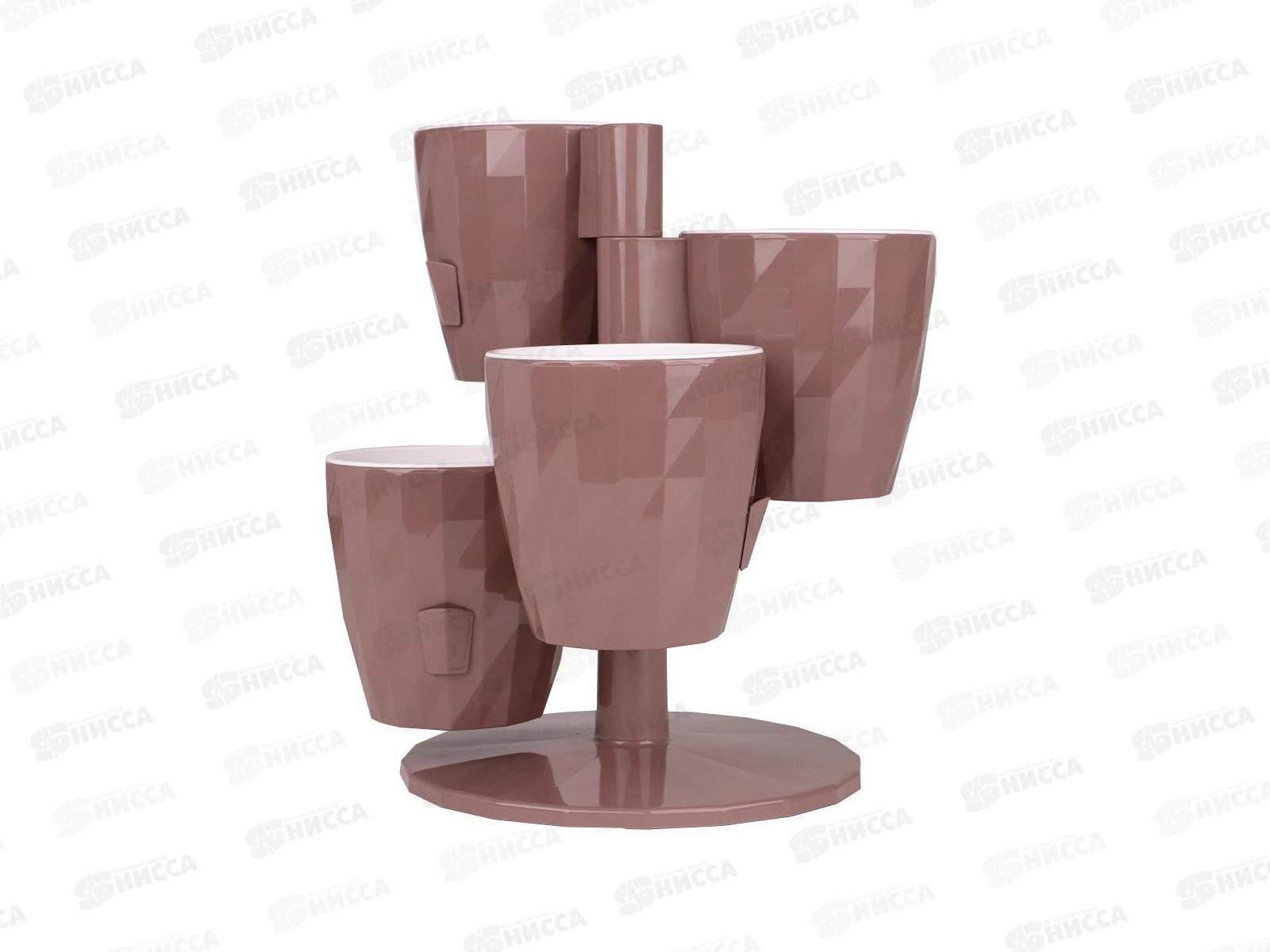 Кашпо &quotRUBY&quot Кватро Мокачино КШ-2087  *6