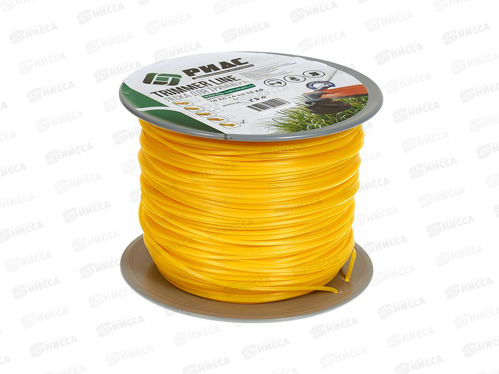 Леска для триммера сечение Звезда d=2,0мм L=450м 891