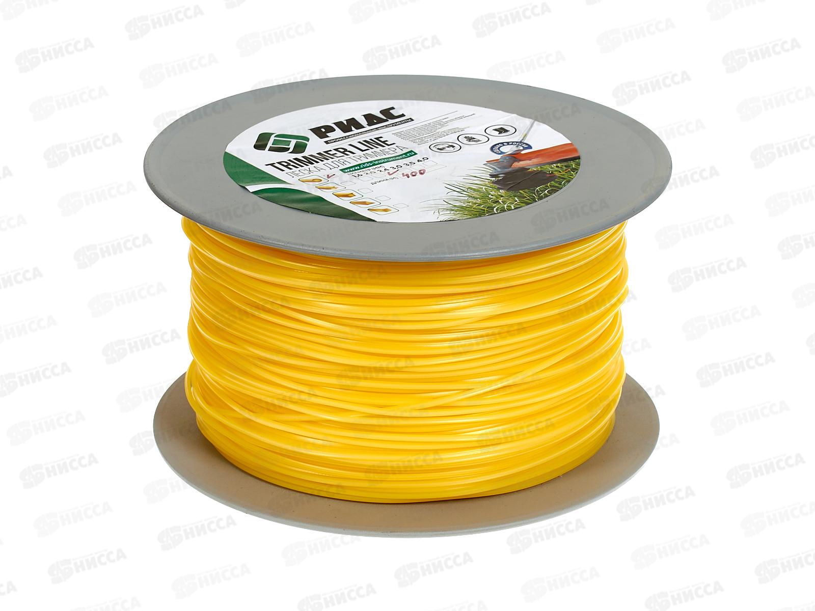 Леска для триммера сечение Круг d=2,4мм L=400м 898