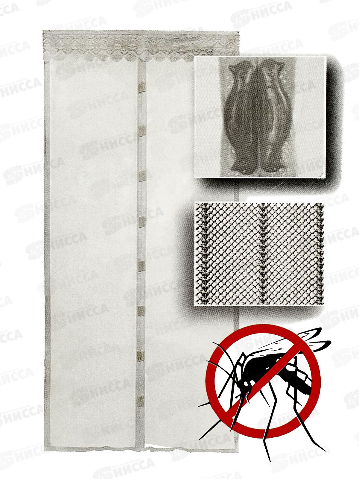 Занавес от насекомых 90х210см белая 681876