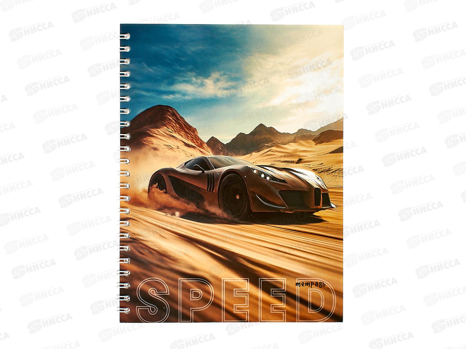 Тетрадь 40л лин. Апплика Гоночное авто, греб С0155-07  *80