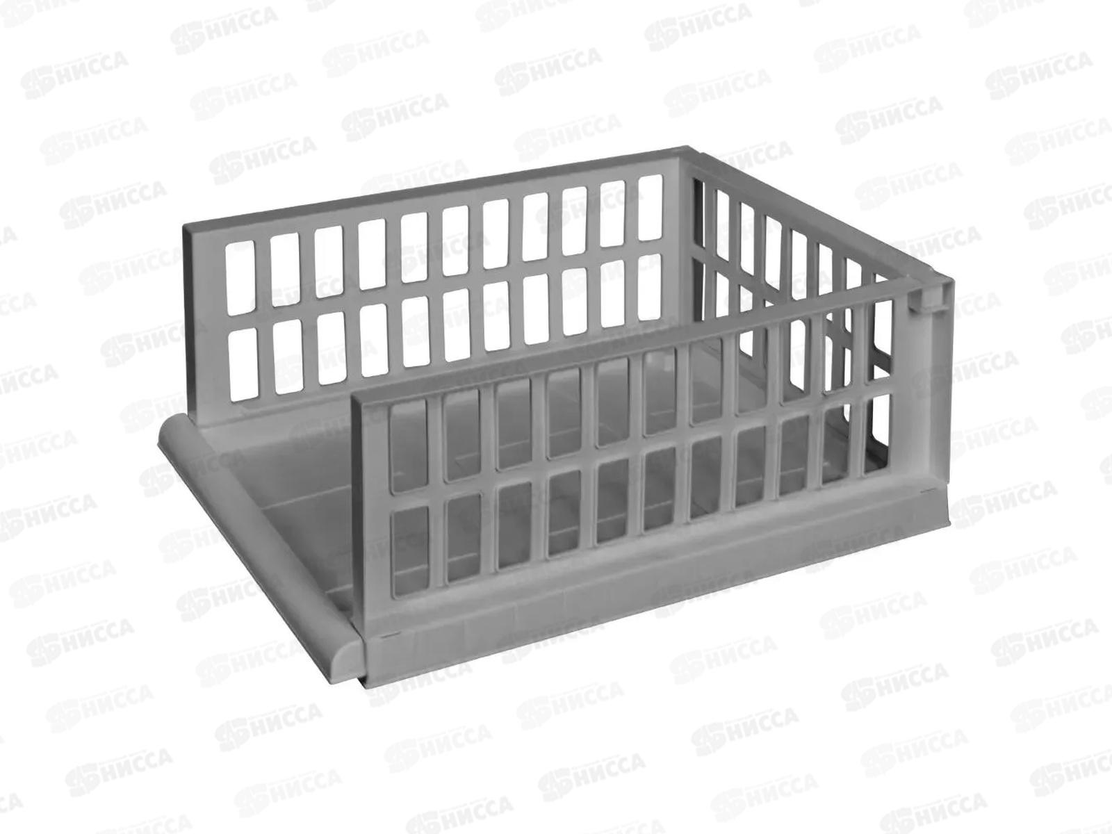 Органайзер Смарт с выдв полкой 45*34,5*18см Серый 435264511  БП